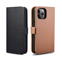 Ốp lưng / bao da 2 trong 1 iPhone 12 Pro iCarer Nappa leather Wallet (6.1 inch)