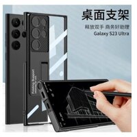 Ốp Lưng bảo vệ camera kèm kệ đỡ cho Samsung Galaxy S24 Ultra ,S23 Ultra chính hãng Likgus