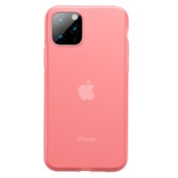 Ốp lưng Baseus Jelly Liquid Silica Gel Protective Case chống va đập, bám bẩn cho iPhone 11Pro Pro Max - Hàng chính hãng - Đỏ Trong - iPhone 11 Pro Max