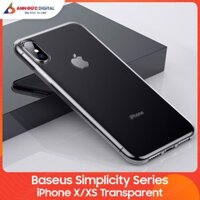 Ốp lưng Baseus Simplicity Series for iPhone X/XS Transparent Black