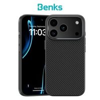 Ốp Lưng Benks Carbon ArmorAir/ Pro Sợi Carbon 600D Có Nút Camera Control Hỗ Trợ Sạc Từ Tính Chính Hãng cho iPhone 16 Pro | 16 Pro Max| 17 Pro| 17 Pro Max