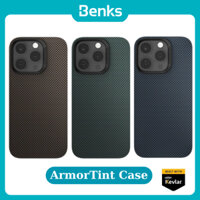 Ốp Lưng Benks Kevlar ArmorTint Case Siêu Mỏng Chống Sốc Bảo Vệ Camera Hỗ Trợ Sạc Không Dây Magnetic iPhone 16 Pro Max