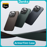 Ốp Lưng Benks Kevlar ArmorTint Case Siêu Mỏng Chống Sốc Bảo Vệ Camera Hỗ Trợ Sạc Không Dây Magnetic iPhone 16 Pro Max