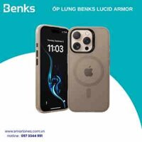 Ốp lưng Benks Lucid Armor cho iPhone 15 16 Series
