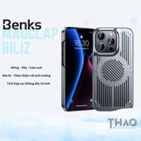 Ốp lưng Benks MagClap Biliz Cooling, mỏng nhẹ, tản nhiệt làm mát điện thoại, có hỗ trợ sạc không dây từ tính