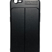 Ốp Lưng cao cấp Auto Focus giả da cho điện thoại OPPO A3, A31, A35, A57, A71, A83  Màu Đen - Oppo A83
