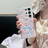 Ốp Lưng Cặp Đôi Dễ Thương S24 S24Plus S23 S23 + Chống Bụi Cổ Điển Cho Samsung Galaxy S24 Ultra S22 Ốp Điện Thoại Siêu Lưng