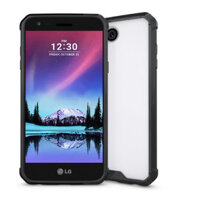 Ốp Lưng ( Case) Lg Lv7 / X Power Trong Suốt Viền Đen