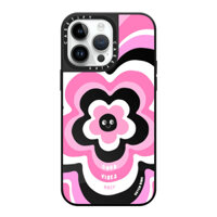 Ốp Lưng CASETiFY | Pink Y2K Flower Pattern | Mirror