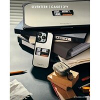 Ốp lưng CASETiFY SEVENTEEN LOVE MONEY FAME hút từ tính Vỏ IPhone Gương đen & bạc IPhone 16 15 14 13 12 Pro Max Plus Ốp lưng cứng