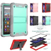 Ốp lưng cho amazon fire hd8 2020 thế hệ thứ 10 hd 8 plus 2022 thế hệ thứ 12 chân đế âm thanh nổi 8.0 inch slim heavy protect business office anti-fall slim heavy duty vỏ chống sốc chắc chắn