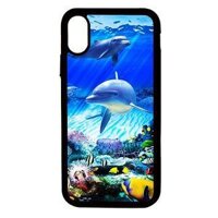 Ốp lưng cho điện thoại Iphone X Cá heo - Hàng chính hãng