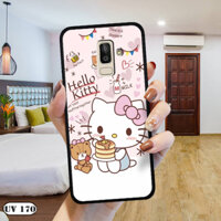 Ốp lưng cho điện thoại Samsung Galaxy J8- Lưng nhám viền cao su dẻo