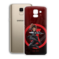 Ốp lưng cho điện thoại Samsung Galaxy J6 - 01049 0538 SPY01 - Silicone dẻo - Hàng Chính Hãng