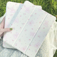 Ốp Lưng Cho iPad Air 4 Air 5 Pro 11 Hoạt Hình Gấu Hồng Dễ Thương Có Khe Cắm Bút Chì Đế Tiết Kiệm Năng Lượng Nắp Chống Sốc