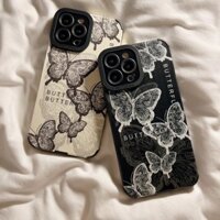 Ốp Lưng Cho iPhone 11 12 13 PRO X XR XS MAX XSMAX 6 6s 6splus 7 8 plus Điện Thoại TPU Mềm Vỏ Silicon Vỏ Bướm Dễ Thương