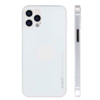 Ốp lưng cho iPhone 12 Pro Max 6.7 hiệu Memumi TPU siêu mỏng 0.3 mm - Hàng nhập khẩu - trắng nhám