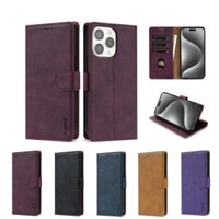 Ốp Lưng Cho iPhone 16 15 14 Plus 13 12 Pro Max 12 Ví Mini Da PU Từ Flip Case