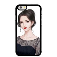 Ốp lưng cho iPhone 6s Girl 219 - Hàng chính hãng