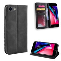 Ốp Lưng Cho iPhone SE 2020 Vintage Flip Cover Cho iPhone SE 2 SE2 Từ Ví Bao Da PU Hộp Đựng Thẻ