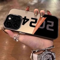 Ốp lưng cho iphone x xr xsmax 11 pro 12 PLUS 13 promax 14 7 8 15 pro max PLUS Cạnh thẳng dễ thương Chống sốc Mềm lật bài viết để chào mừng thế hệ mới