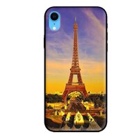 Ốp lưng cho iPhone XR  Thap Eiffel Hoang Hôn - Hàng chính hãng