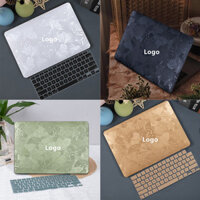 Ốp lưng cho macbook Air Pro M3 M4 ốp lưng trước + sau 13 14 15 16 inch M1 M2 Vỏ bảo vệ kết cấu vải Gradient