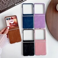 Ốp Lưng Cho Motorola Moto Razr 50 Ultra Ốp lưng Da Cảm Giác Họa Tiết Siêu Mỏng Ốp Lưng