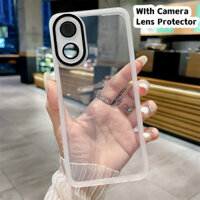 Ốp Lưng Cho OPPO A12 / A17 / A17K / A16 / A15S / A16K / A15 / A16S / A35 / A5S / A7 / A3S / A12E / A78 5G Có Bảo Vệ Ống Kính Máy Ảnh Trong Suốt Vỏ Điện Thoại TPU Mềm Chống Sốc Trong Suốt