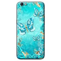 Ốp lưng cho Oppo A57 BƯỚM XANH 1 - Hàng chính hãng