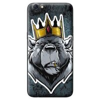 Ốp lưng cho Oppo A57 gấu vua 1 - Hàng chính hãng