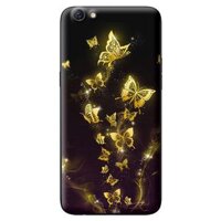 Ốp lưng cho Oppo F3 nền bướm vàng 1 - Hàng chính hãng