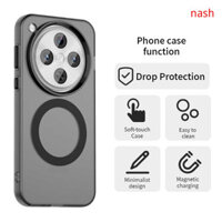 Ốp lưng cho Oppo Find X8 Pro Không dính vân tay sang trọng hút từ tính thân thiện với da Vỏ điện thoại chống sốc