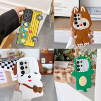 Ốp Lưng Cho OPPO Reno12 5G Reno8T 4G Reno 12F 12 12Pro 11F 11 11Pro 8T 8Z 7Z 6Z 10 10Pro plus Vỏ Điện Thoại TPU Mềm 3D Hoạt Hình Dễ Thương Labubupu Snoopy Khủng Long Silicon Bảo Vệ