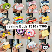 Ốp lưng cho realme Buds T310 / T300, Vỏ bảo vệ silicon hoạt hình cho tai nghe Bluetooth