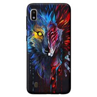 Ốp lưng cho Samsung Galaxy A10 sói màu 1 - Hàng chính hãng