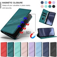 Ốp lưng cho Samsung Galaxy A3 A320 A5 A520 2017 A6 A7 A750 A8 A530 2018 X Cover 4 4S 5 6 Pro 7 G390 5G Flip Stand Leather Wallet Case Cover