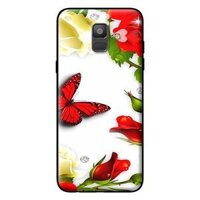 Ốp lưng cho Samsung Galaxy A6 2018 BƯỚM ĐỎ 1 - Hàng chính hãng