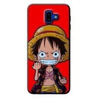 Ốp lưng cho Samsung Galaxy J6 Plus mũ rơm 1 - Hàng chính hãng