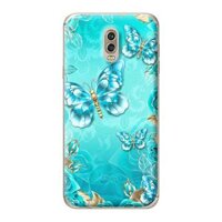 Ốp lưng cho Samsung Galaxy J7 Plus BƯỚM XANH 1 - Hàng chính hãng