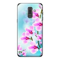 Ốp lưng cho Samsung Galaxy J8 2018 NÊN HOA LAN 1 - Hàng chính hãng
