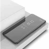 Ốp lưng cho Samsung galaxy S10 S8 S9 Plus Note 8 9 Clear Smart View Mirror Stand Cover Flip Case Da PU Ốp lưng điện thoại