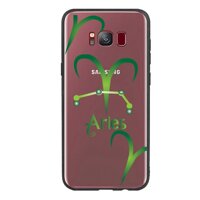 Ốp lưng cho Samsung Galaxy S8 viền TPU cung Bạch Dương - Aries