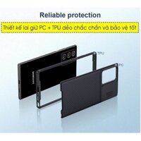 Ốp lưng cho SamSung Galaxy Note 20 Ultra, 5G hiệu Nillkin Camshield trượt bảo vệ Camera chống sốc cực tốt Chính Hãng