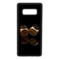 Ốp lưng cho Samsung Galaxy Note 8 nền đen vàng 1 - Hàng chính hãng