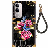 Ốp Lưng Cho Vivo V40 Lite Y19S Y29 Y300 Moon Stars Dây Đeo Tay TPU Chống Rơi Vỏ Điện Thoại