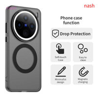 Ốp lưng cho vivo X200 Pro mini Không dính vân tay sang trọng hút từ tính thân thiện với da Vỏ điện thoại chống sốc