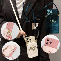 Ốp Lưng Cho Vivo Y33S Y33T Y21S Y21T Y21 Y31 2021 Y12S Y12S Y20 Y20S Y20i Y100 4G Y200 5G Ốp Điện Thoại TPU Mềm Sang Trọng Gương Ví Da Thẻ Bảo Vệ Có Dây Buộc