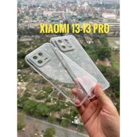 Ốp lưng cho Xiaomi 13, Xiaomi 13 Pro silicon trong suốt hãng GOR bảo vệ Camera Hàng nhập khẩu - Xiaomi 13