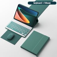 Ốp Lưng Cho Xiaomi Mi Pad 5 Có Bàn Phím LED Chuột Không Dây Cho Xiaomi Mipad 5 5 Pro 11 Inch Từ Trường Hợp Chuột Không Dây